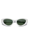 Polaroid 51mm Polarized Cat Eye Sunglasses