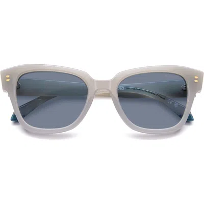 Polaroid 51mm Polarized Cat Eye Sunglasses In Gray