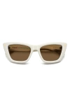 Polaroid 54mm Polarized Cat Eye Sunglasses
