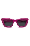 Polaroid 54mm Polarized Cat Eye Sunglasses