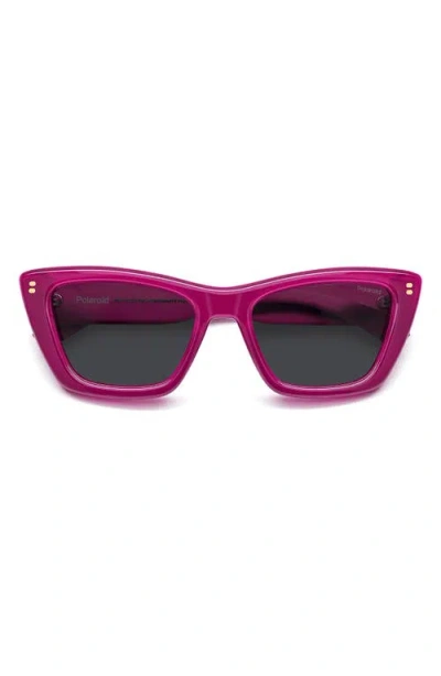 Polaroid 54mm Polarized Cat Eye Sunglasses