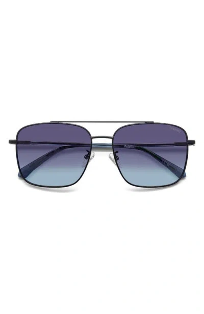 Polaroid 59mm Polarized Navigator Sunglasses