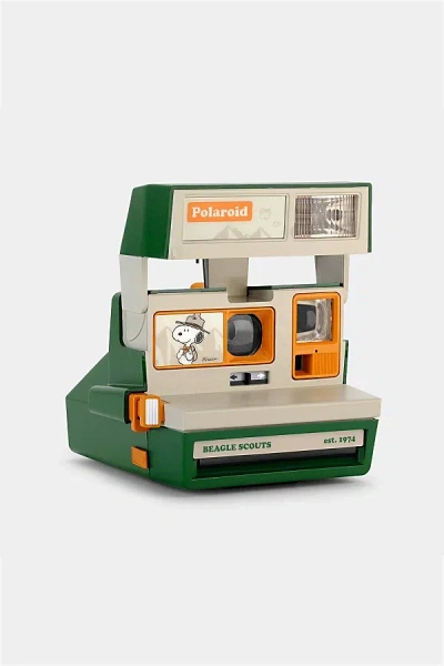 Polaroid 600 Peanuts Beagle Scouts Instant Film Camera In Green At Urban Outfitters