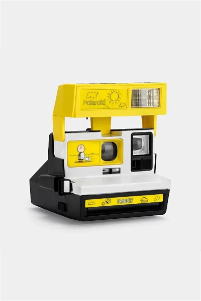 Polaroid 600 Peanuts Charlie Brown & Snoopy Instant Film Camera In Yellow At Urban Outfitters