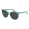Polaroid Bicolor Plastic Sunglasses In Green