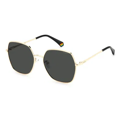 Polaroid Bicolor Stainless Steel Sunglasses In Multi