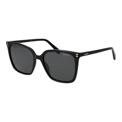 Polaroid Black Acetate Sunglasses
