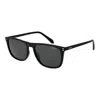 Polaroid Black Polycarbonate Sunglasses In Black