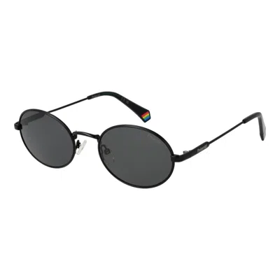 Polaroid Black Metal Sunglasses