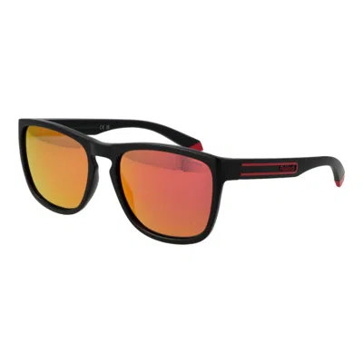 Polaroid Black Plastic Sunglasses In Multi