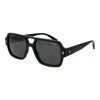 Polaroid Black Polycarbonate Sunglasses In Black
