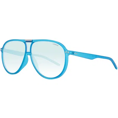 Polaroid Blue Acetate Sunglasses In Pattern
