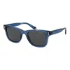 Polaroid Blue Plastic Sunglasses In Blue