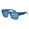 Polaroid Blue Plastic Sunglasses In Blue