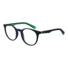 Polaroid Blue Unisex Optical Frames In Black