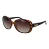 Polaroid Brown Plastic Sunglasses In Multi