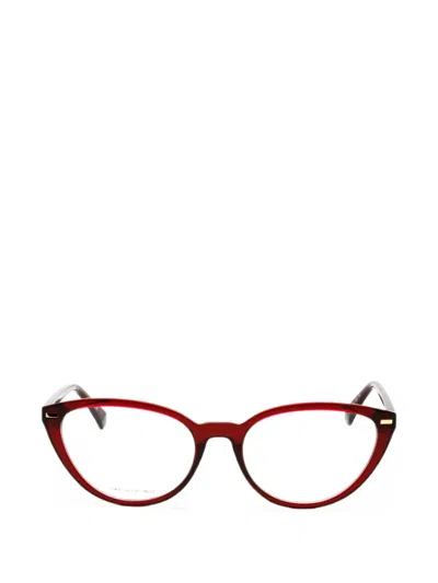 Polaroid Cat-eye Glasses In Red