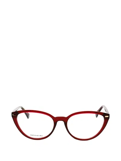 Polaroid Cat-eye Glasses In Red