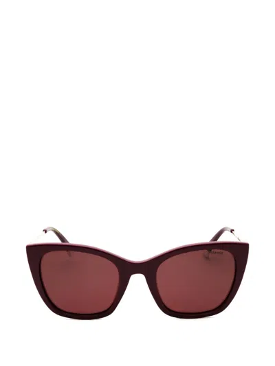 Polaroid Cat-eye-frame Sunglasses In Red