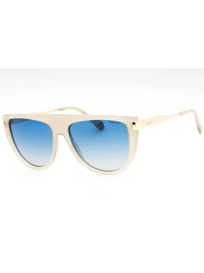 Polaroid Core Aviator Women's Sunglasses In White