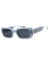 Polaroid Core Core Rectangular Women's Sunglasses In Red