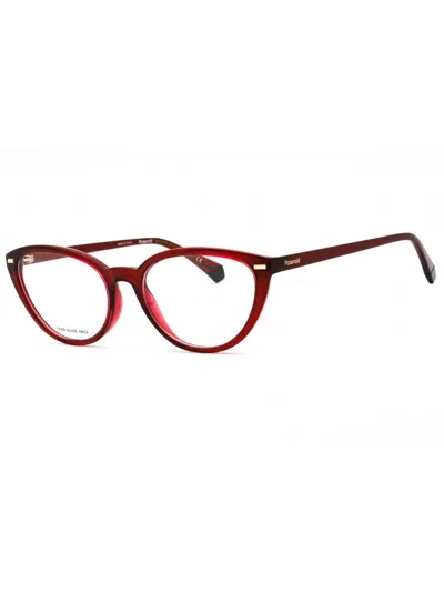 Polaroid Core D432 Cat-eye Eyeglasses For Women In Burgundy