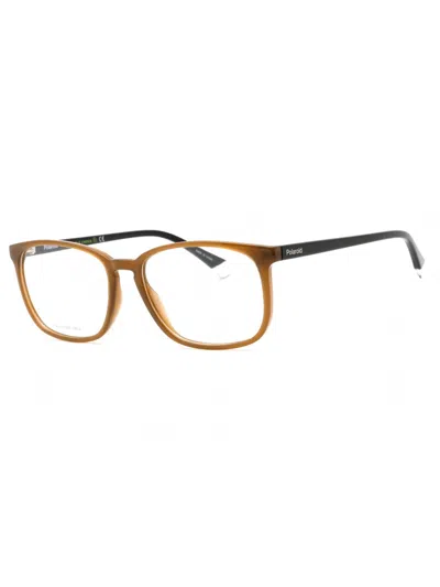 Polaroid Core D488 Rectangular Men's Eyeglasses In Brown