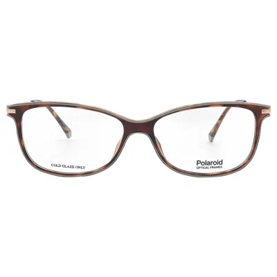 Polaroid Core Demo Rectangular Ladies Eyeglasses Pld D416 0086 54 In White