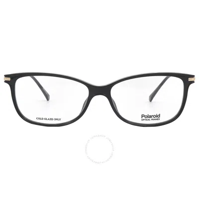 Polaroid Core Demo Rectangular Ladies Eyeglasses Pld D416 0807 54 In Black