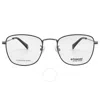 Polaroid Core Demo Square Ladies Eyeglasses Pld D377/g 085k 51 In Black / Ruthenium