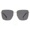 Polaroid Core Grey Polarized Square Ladies Sunglasses Pld 6164/g/s 0rhl/m9 59