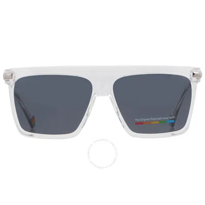 Polaroid Core Grey Square Men's Sunglasses Pld 6179/s 0900/c3 58 In White