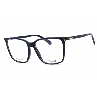 Polaroid Core Ladies Blue Rectangular Eyeglass Frames Pldd537