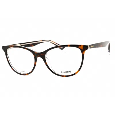 Polaroid Core Ladies Brown Oval Eyeglass Frames Pldd395