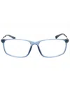 Polaroid Core Men's Rectangular Eyeglasses In Blue