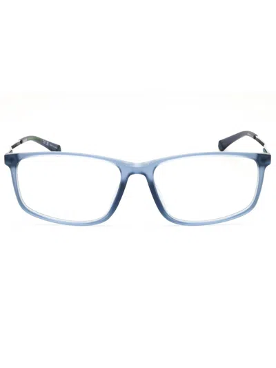 Polaroid Core Men's Rectangular Eyeglasses In Blue
