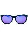 Polaroid Core Men's Rectangular Plastic Sunglasses In Blue