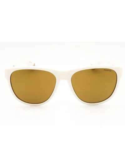 Polaroid Core Men's Rectangular Sunglasses In White