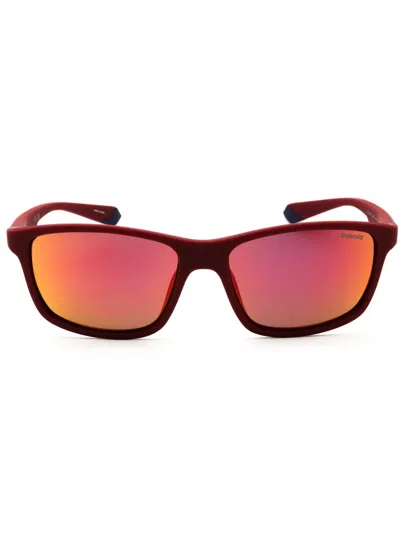 Polaroid Core Pld 2153/s Sunglasses In 00z3 oz - Matte Red/red Multilayer Polarized