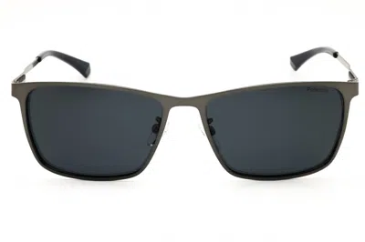 Polaroid Core Pld 2159/g/s/x Sunglasses In Dk Ruthenium/blue Pz