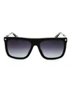 Polaroid Core Pld4166sx Rectangular Gradient Sunglasses In Black/purple Gradient
