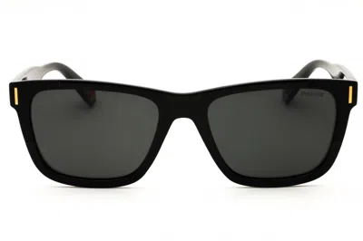 Polaroid Core Pld 6186/s Sunglasses In Black  / Grey Pz