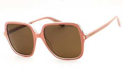 Polaroid Core Pld 6219/s 035jsp Pink/bronze Polarized In Brown