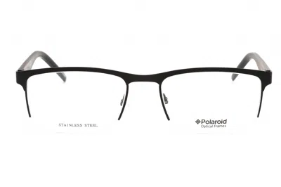 Polaroid Core Pld D 324 Eyeglasses In Matte Black / Clear Demo Lens