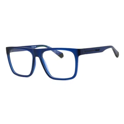 Polaroid Core Pld D533 0fll 00 Matte Blue 56mm In Yellow