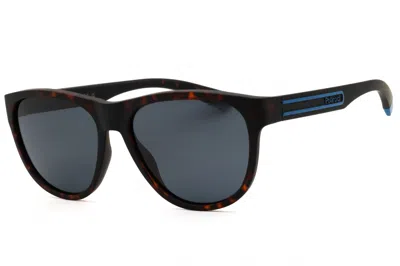 Polaroid Core Pld2156s Polarized Oval Sunglasses In Brown