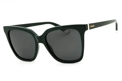 Polaroid Core Pld4155sx Polarized Rectangular Sunglasses In Green