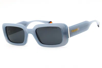 Polaroid Core Pld6208sx Polarized Rectangular Sunglasses In Blue