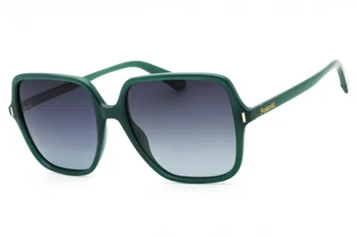 Polaroid Core Pld6219s Oversized Polarized Sunglasses In Teal