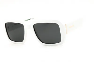 Polaroid Core Pld6223sx Polarized Oversized Sunglasses In White